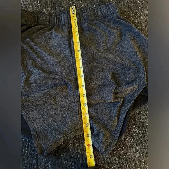 NIKE Dri-FIT Shorts Women's Training Gray Polyester with Pockets - Picture 14 of 14